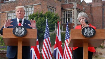 President Trump and Prime Minister May present a united front at joint news conference; chief White House correspondent John Roberts reports from Buckinghamshire, England.