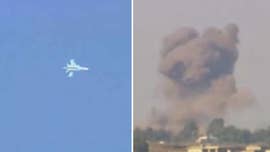 Israel shot down a Syrian Sukhoi fighter jet Tuesday after the aircraft infiltrated Israeli airspace while flying over the Golan Heights, the country's military announced.