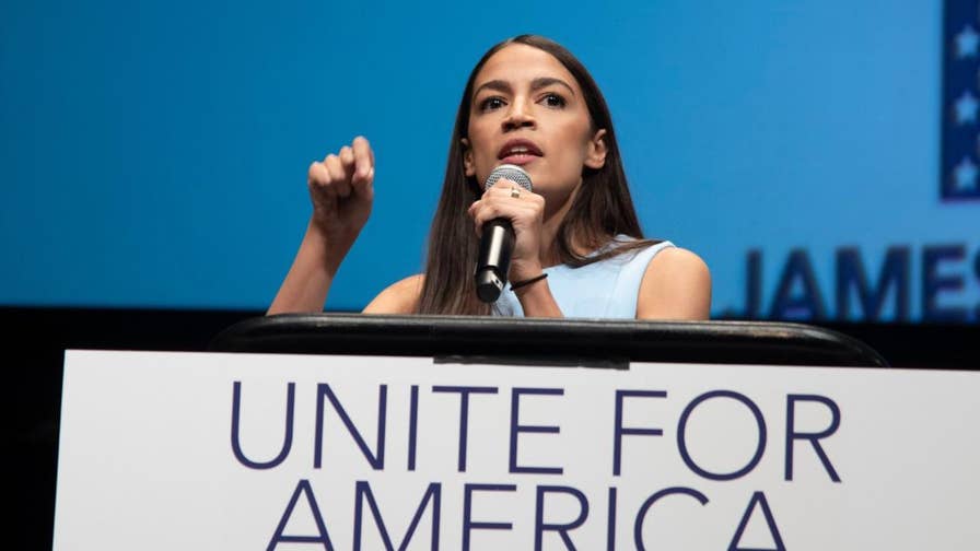 New York Congressional candidate Alexandria Ocasio-Cortez appeared on 'The Daily Show' with Trevor Noah and stood by her polarizing label of 'democratic socialist.'