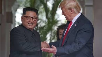 The Kim Jung Un regime is claims U.S. is making 'outrageous arguments' that North Korea has to denuclearize first; Greg Palkot reports.