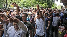 Days of unprecedented protests aimed at Iran's sluggish economy along with "biting" sanctions imposed by President Trump are ramping up pressure Tuesday on the Islamic Republic's ruling class and causing many analysts to wonder if regime change could be on the horizon.