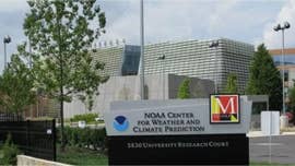 A strange Chinese audio message was heard over the intercom at the National Weather Service center on Wednesday.