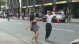 VIDEO: Taxi driver arrested following road rage fight