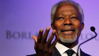 Annan, from Ghana, won the Nobel Peace Prize for his far-reaching humanitarian work in 2001.