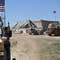 Blasts from area of military airport shake Syrian capital