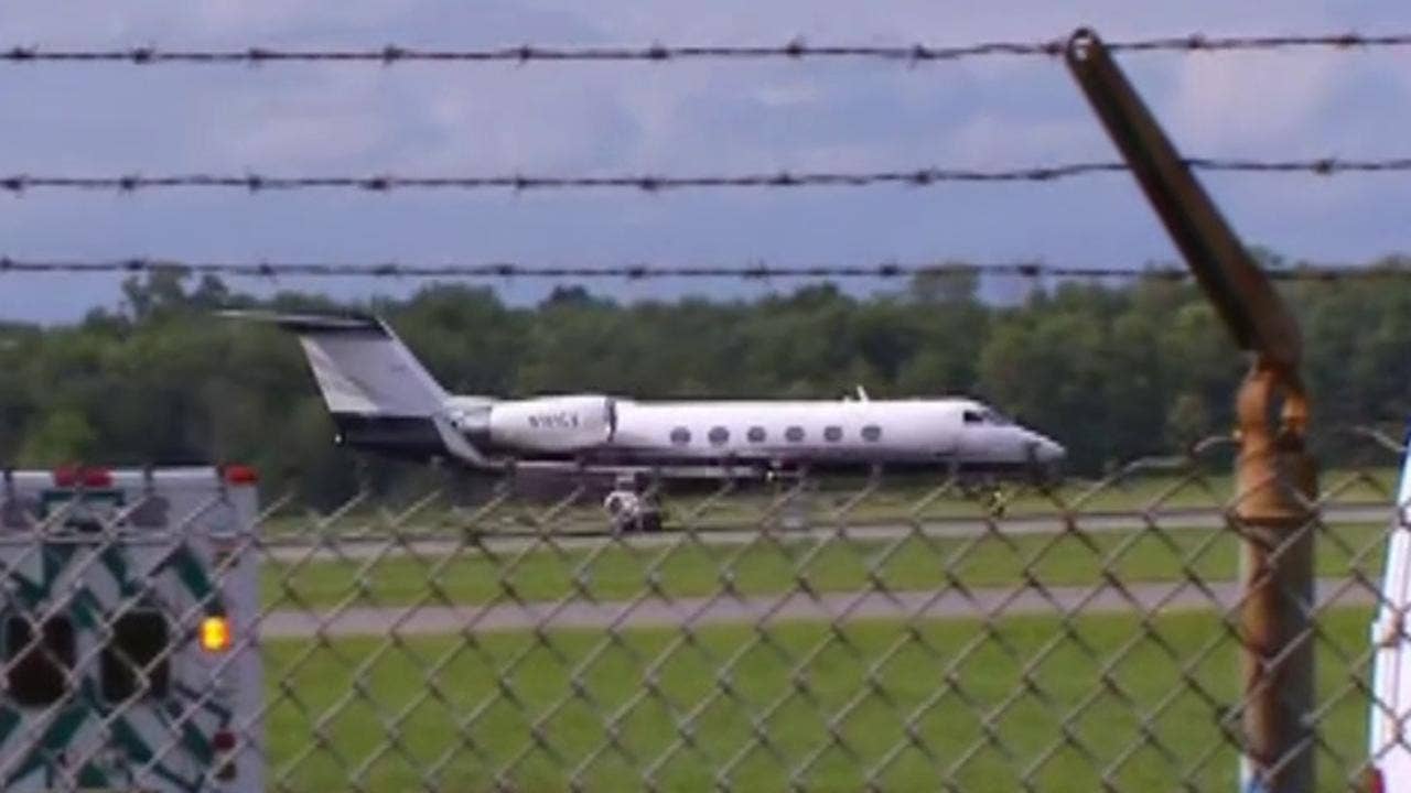 Plane carrying rapper Post Malone lands safely in New York after blowing 2 tires