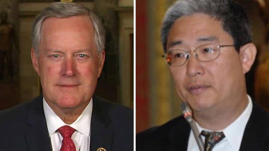 Republican member of the House Oversight Committee Mark Meadows says he has 'about 60 questions' for the DOJ official about his connection to the anti-Trump dossier, says the integrity of the FBI and the Department of Justice are at stake.