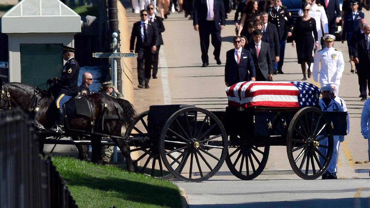 John McCain buried at Naval Academy next to lifelong friend