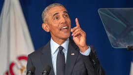Looking to rally support for several Democratic congressional candidates across California, former President Barack Obama took a more measured tone Saturday -- after a strongly worded speech the day before where he leveled blistering criticism of his successor and the GOP.