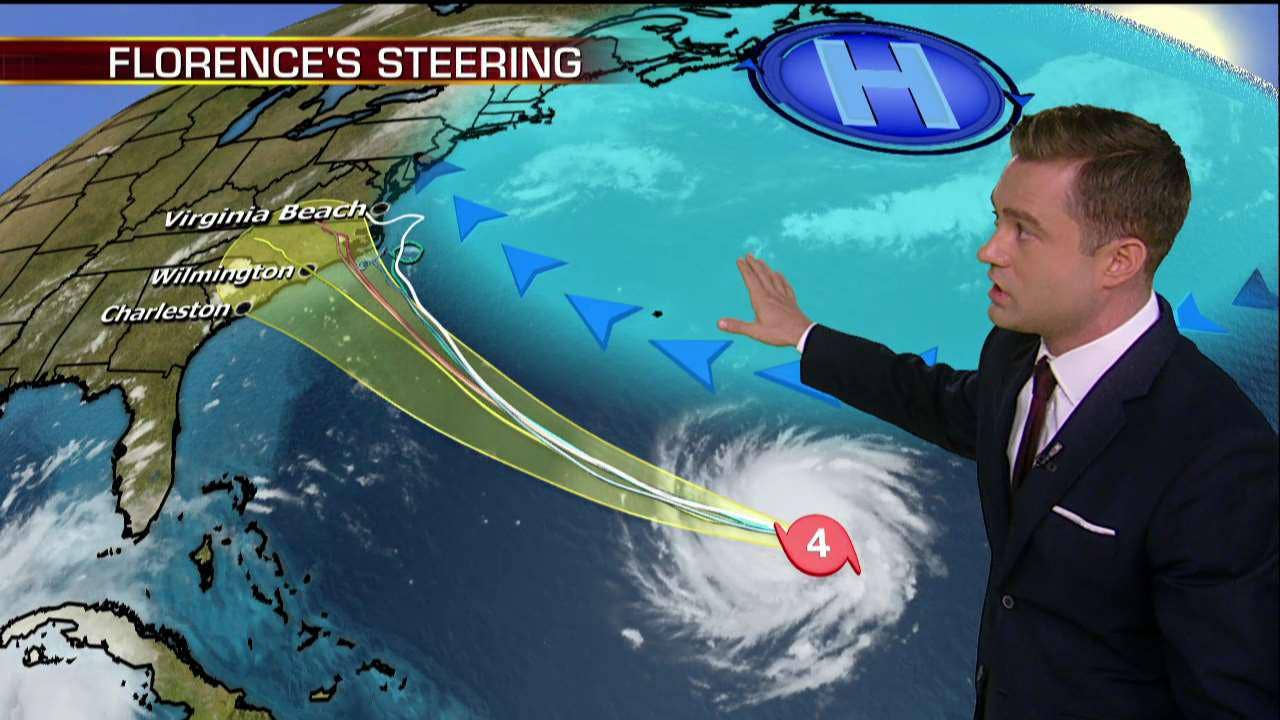 Hurricane Florence barrels toward US as South Carolina orders evacuation of entire coast