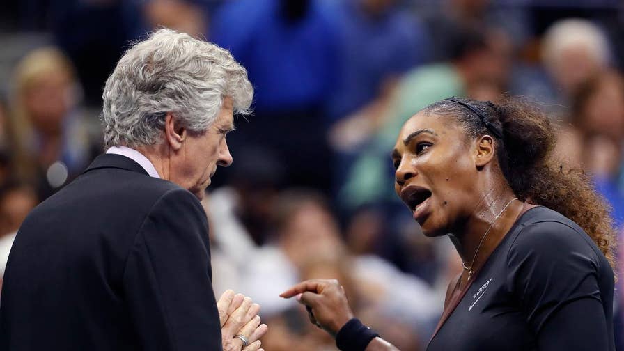 Serena Williams claims U.S. Open chair umpire Carlos Ramos would not have given code violations to a male competitor for similar infractions.