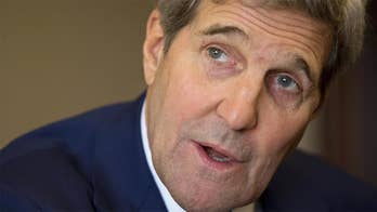 President Trump calls Kerry's sit-downs 'illegal.'