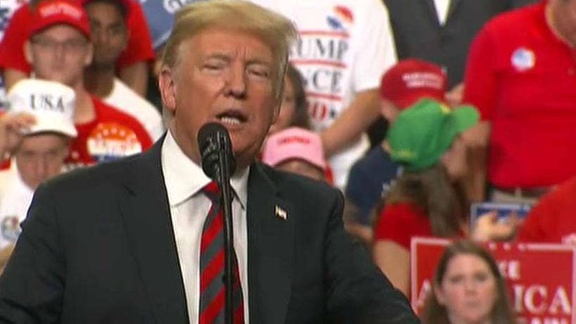 Stumping in Missouri, Trump says he'll clear out ‘lingering stench’ at FBI, DOJ