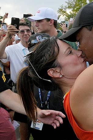 Who is Woods' new flame?