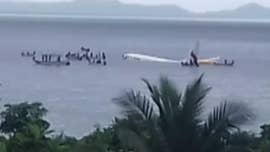 Everyone flying aboard an Air Niugini plane that crash-landed in the water early Friday in the Federated States of Micronesia (FSM) has survived, officials said.