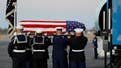 President George H.W. Bush's casket arrives in Houston