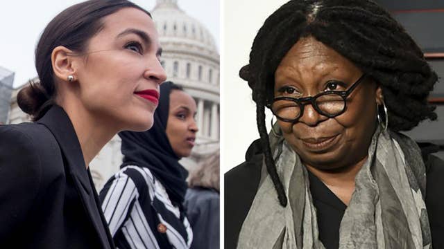 Image result for Whoopi Goldberg Told Alexandria Ocasio-Cortez To â€˜Sit Stillâ€™ And â€˜Learn The Jobâ€™