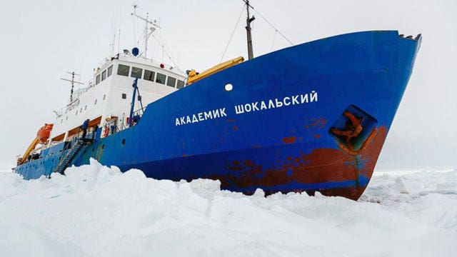 Antarctic expedition still trapped by ice