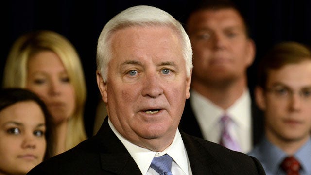 Pa. governor to sue NCAA over Penn State sanctions