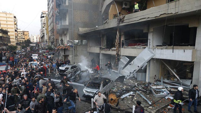 Powerful explosion rocks southern Beirut