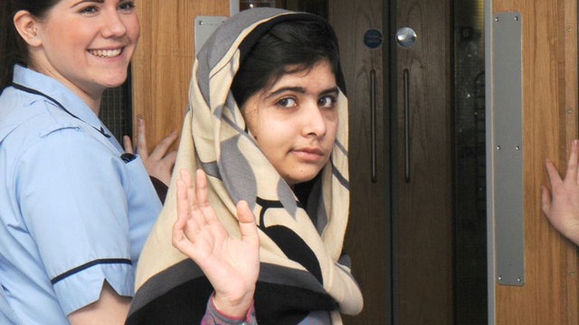 Pakistani girl shot by Taliban leaves British hospital