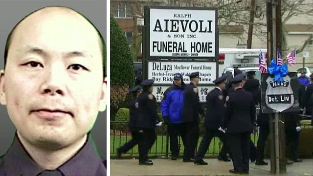 Funeral held today for slain NYPD officer Wenjian Liu