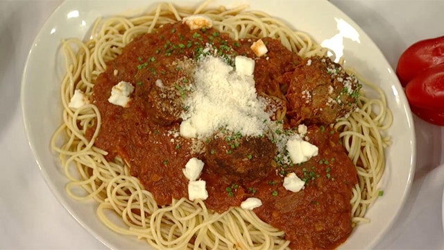 Unique twist on spaghetti and meatballs