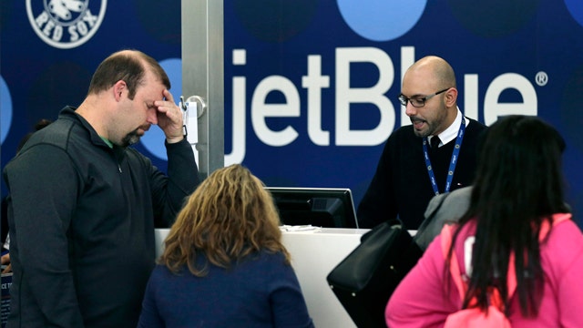 JetBlue cancels all flights from NYC to Boston