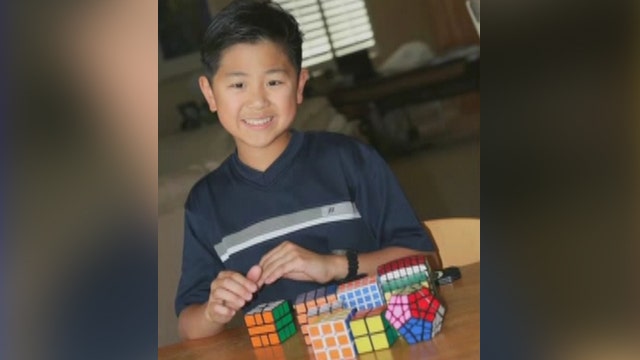 Autistic 10 year old is Rubik's cube master