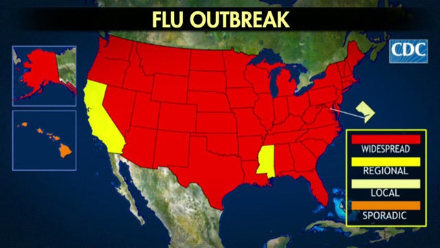 Death toll climbs as flu 'epidemic' rages across country