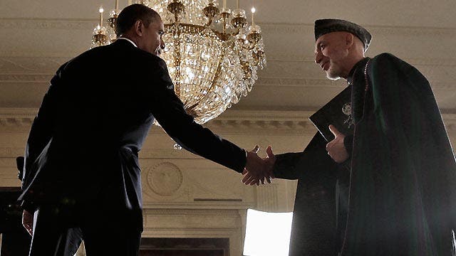 Inside President Obama's meeting with Afghan leader Karzai