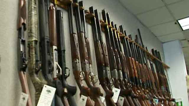Guns flying off store shelves as control debate heats up