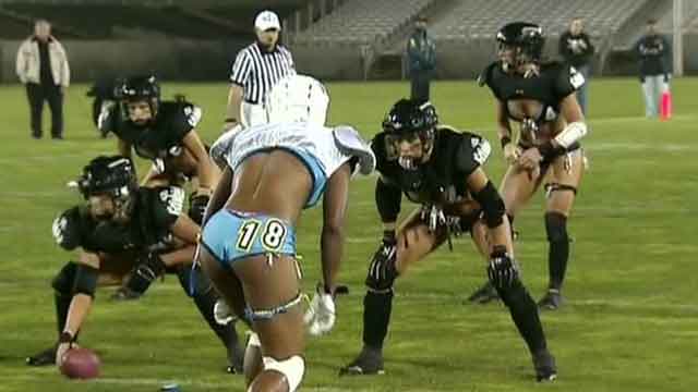 Lingerie Football League covers up