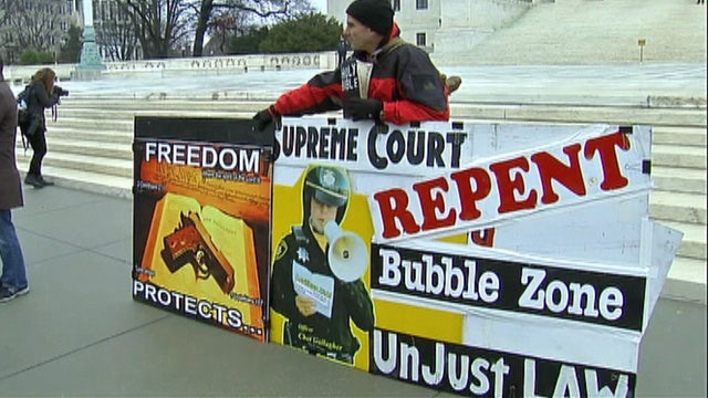 Supreme Court takes up abortion buffer zone law