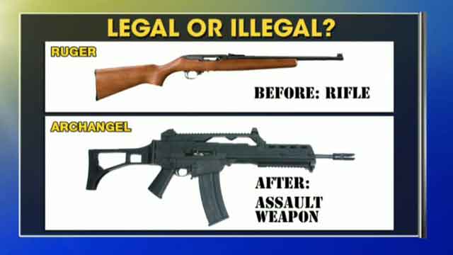 What makes a gun an assault rifle?
