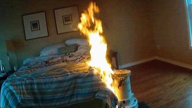 Four ways to help prevent a space heater fire in your home