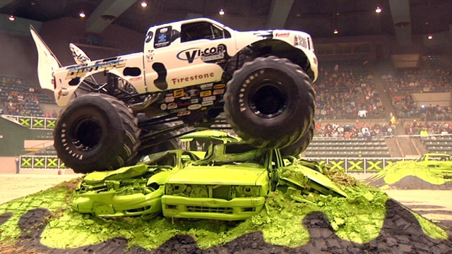 Monster truck shows revving up popularity
