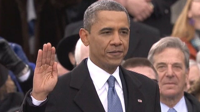 President Obama takes public oath of office