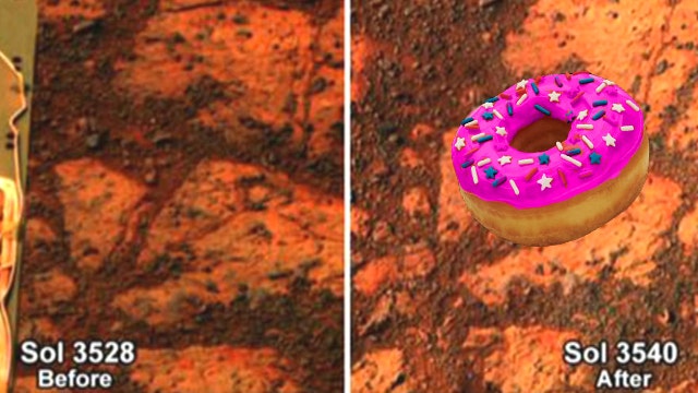 Is Mars populated by sexy donuts?