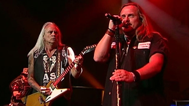 Lynyrd Skynyrd, the troops and Greta