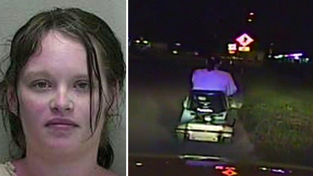Slow-speed chase: Cops catch woman on stolen scooter