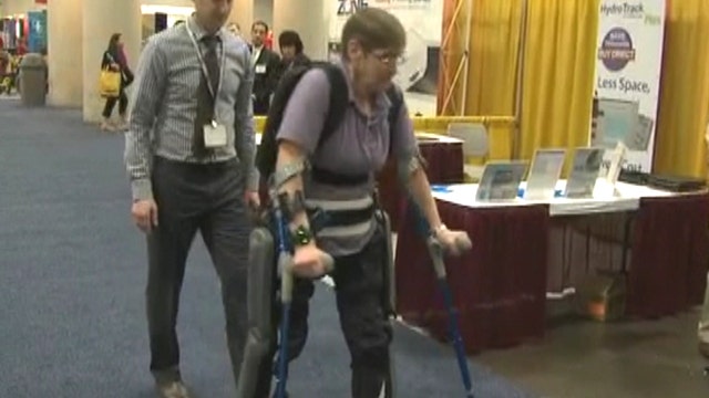 Bionic suit allows Vietnam vet to walk again