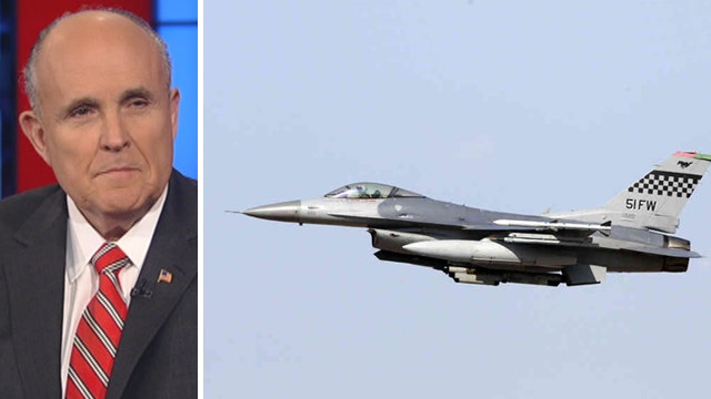 Giuliani reacts: F-16s being sent to Egypt
