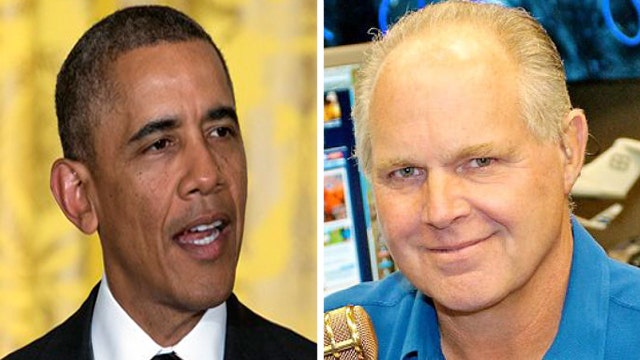 Obama blames Fox News, Limbaugh for painting 'caricature'