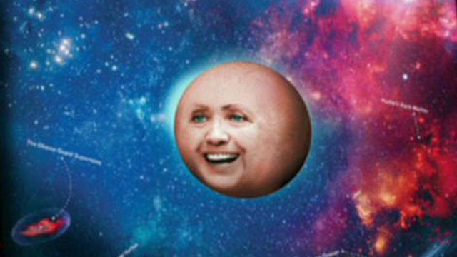 Planet Hillary: New York Times puts Clinton's face in space