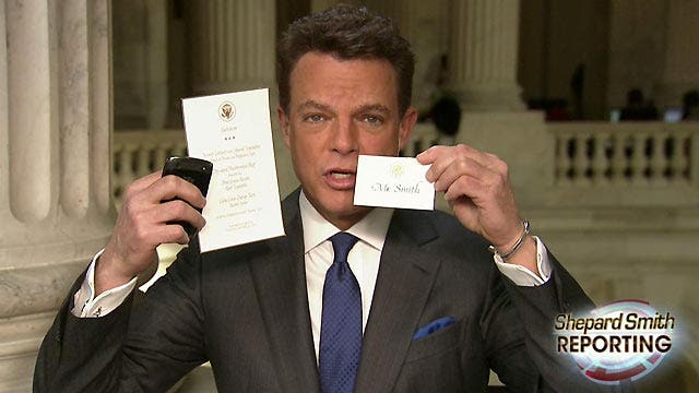 Shepard Smith describes lunch at the White House