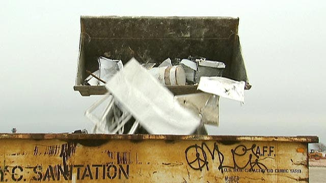 Major effort to recycle huge amounts of Sandy debris