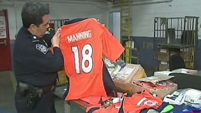 Feds seize $20M worth of fake Super Bowl gear