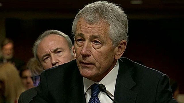 Hagel grilled over past comments on Capitol Hill
