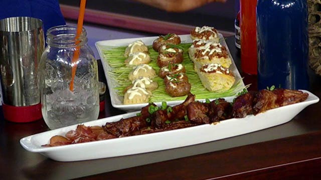 Celebrity chef J. Jackson's football spread